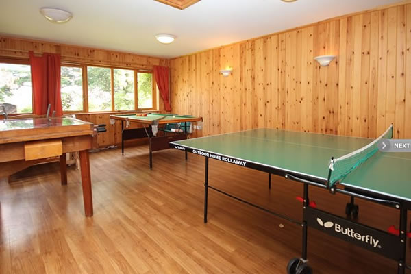 Holiday Lodges Games Room