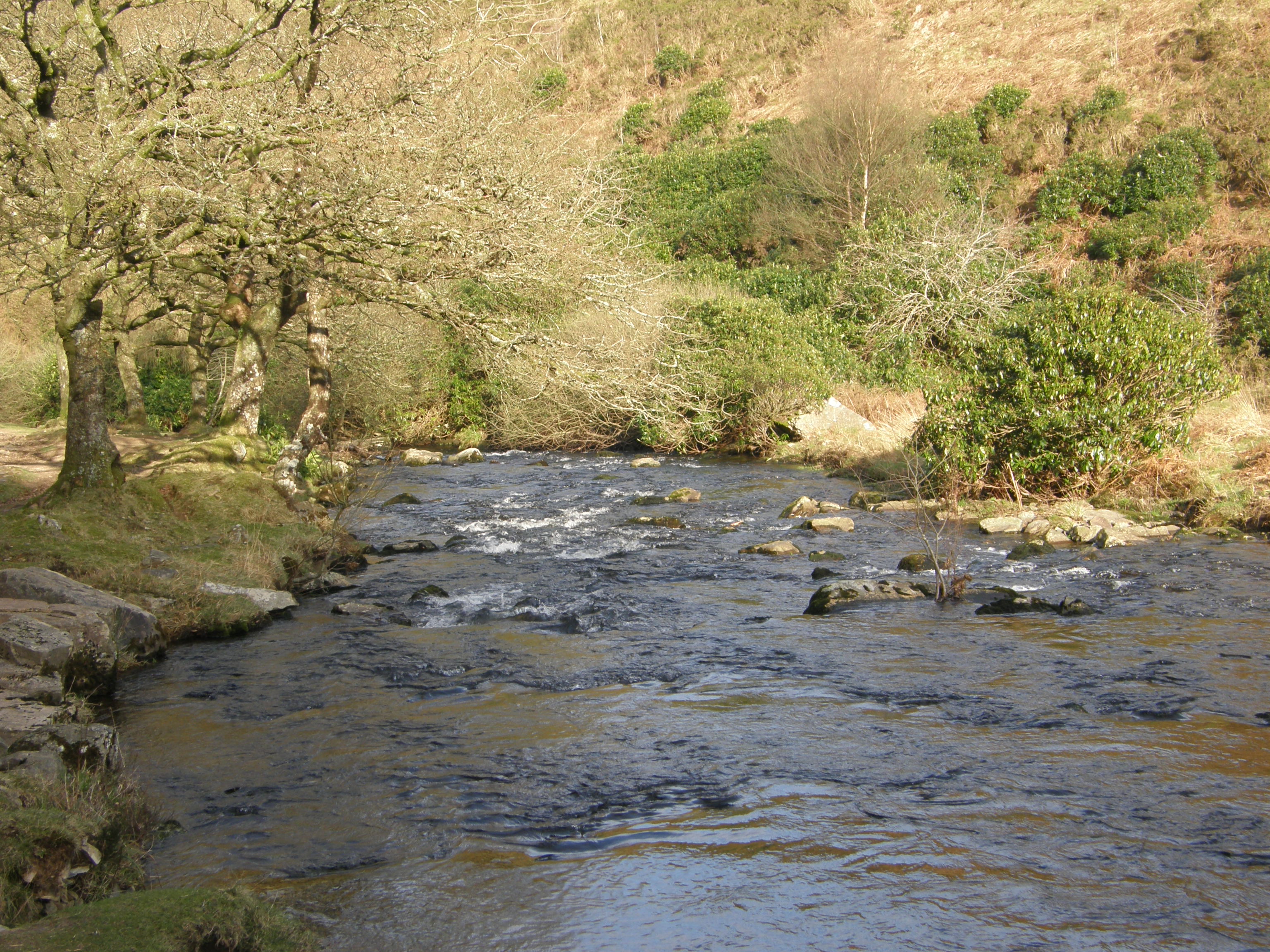 Badgeworthy Water , the Lorna Doone Valley